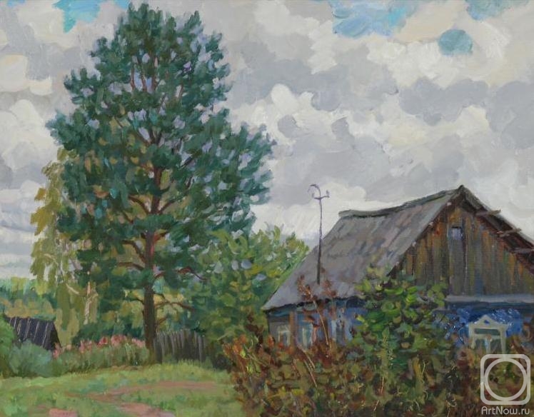 Melikov Yury. Old woman Nadya's hut