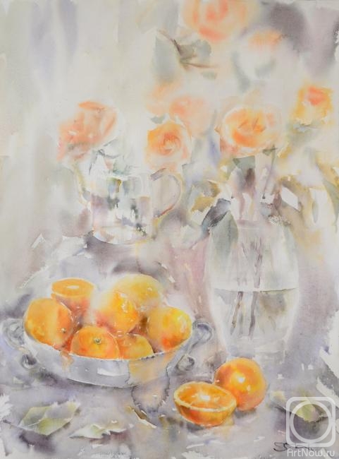 Gorbachevskaya Tatsiana. Oranges and roses