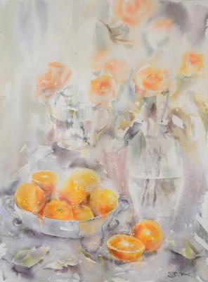 Oranges and roses. Gorbachevskaya Tatsiana