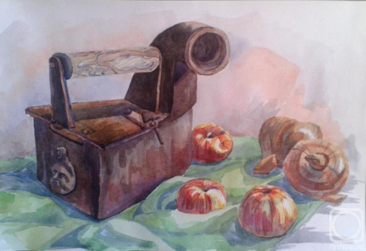 Gorenkova Anna. Still life with cast iron iron
