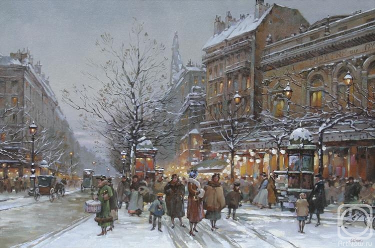 Sterkhov Andrey. Paris in winter