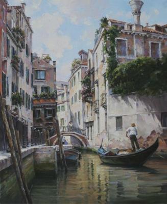 The wedding Channel in the morning. Venice. Sterkhov Andrey