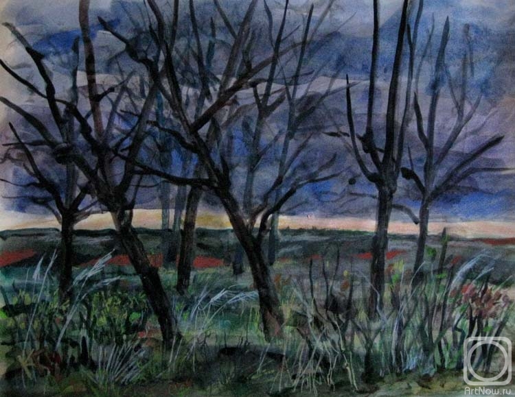 Karaceva Galina. Thunderstorm is approaching