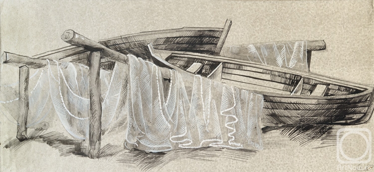 Naletova Olga. Old Fishing Nets