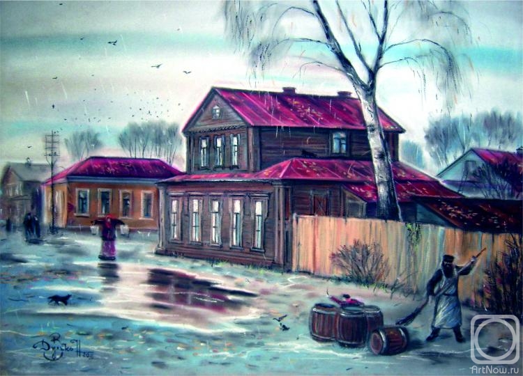 Отчий дом» картина Дулько Николая (картон, пастель) — купить на ArtNow.ru