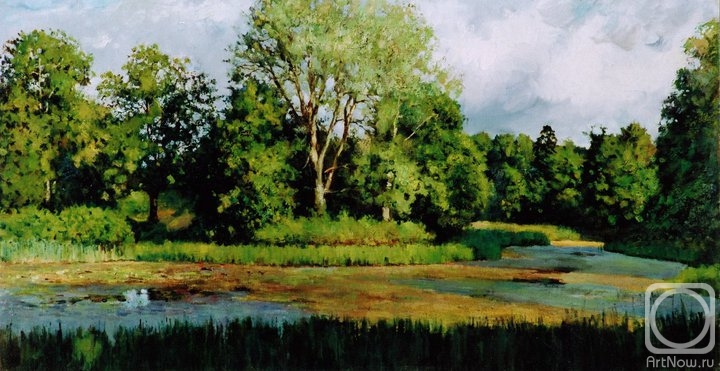 Egorov Viktor. Old pond in Oranienbaum