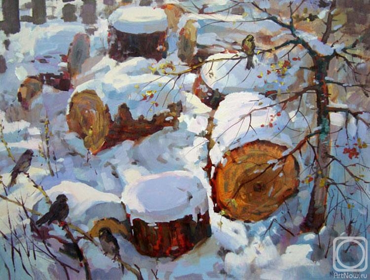 Mishagin Andrey. Winter chores