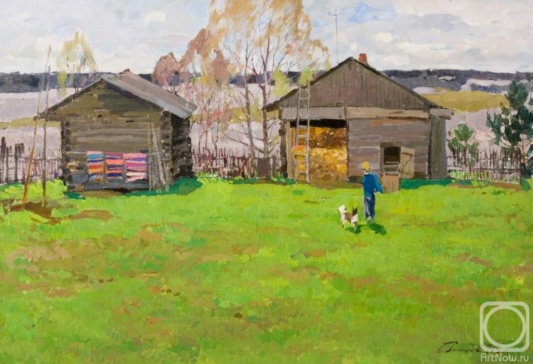 Pimenov Nikolay. The first verdure