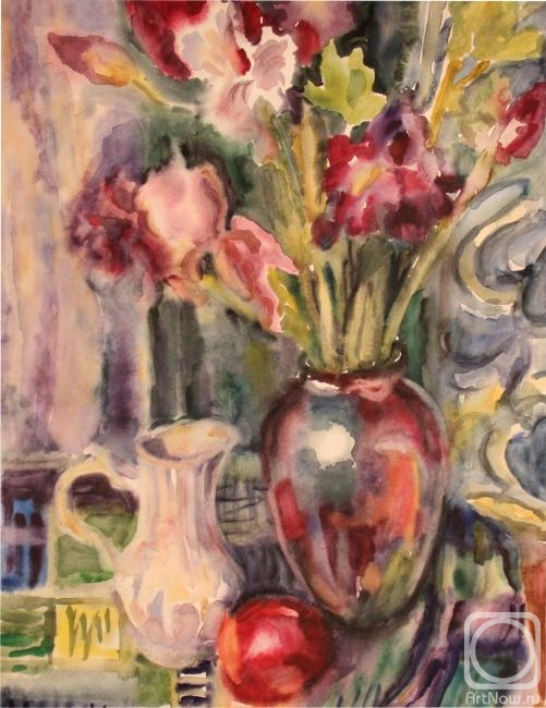 Kazmina Olga. Irises in a vase