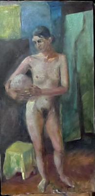 Nude with a ball. Fedotov Viktor