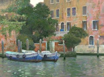 Venice. Two Boats. Chernov Denis