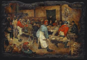 Pieter Bruegel. Wedding. Sergeev Sergey