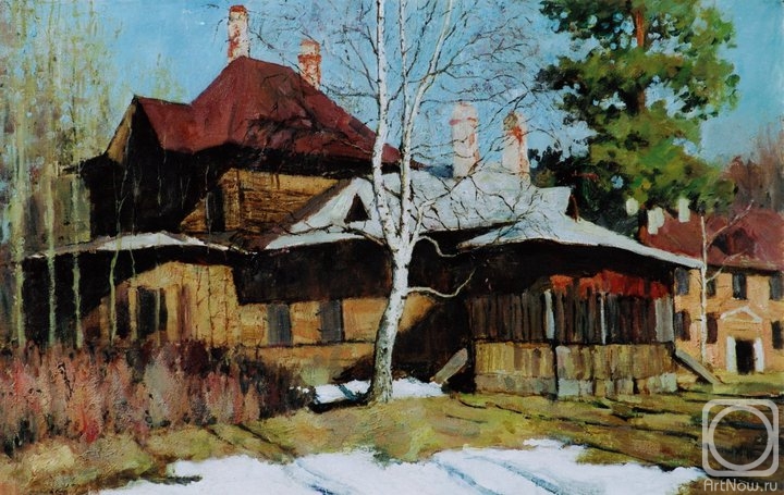 Egorov Viktor. Old house in Martishkino