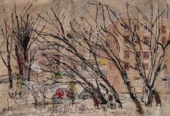 Moscow backyards. Karaceva Galina