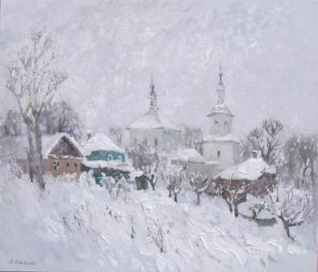 Winter in Cossack village. Kolobova Margarita