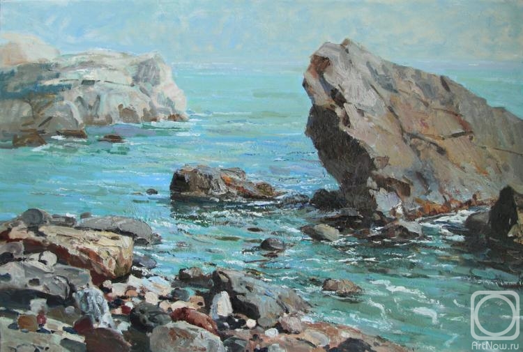 Ahmetvaliev Ildar. Sea and cliffs. Alupka