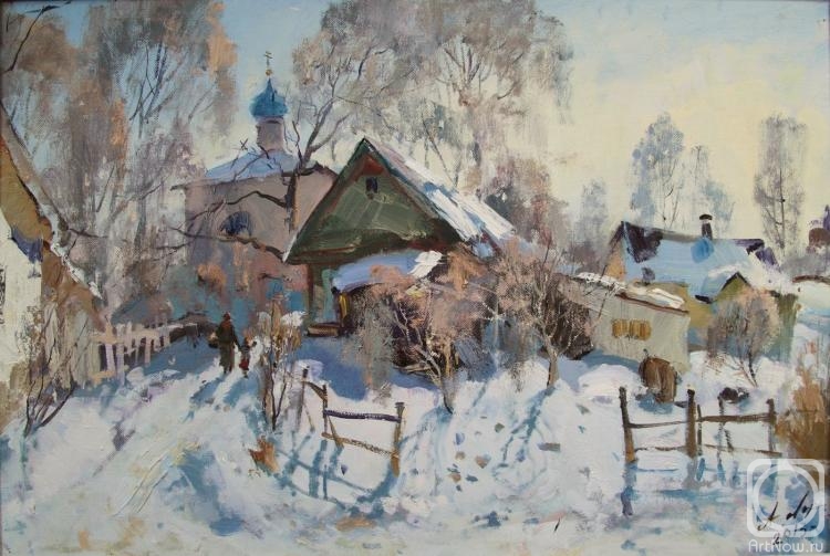 Lukash Anatoliy. Izborsk. Frost and sun
