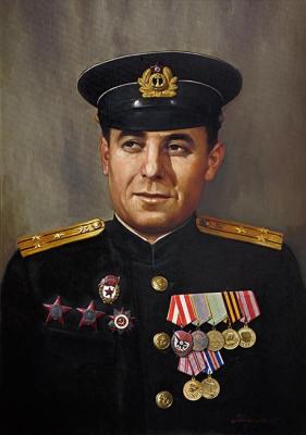 Portrait of Captain. Mazur Nikolay