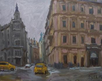 Painting Prague, Namesti Franze Kafky. Dobrovolskaya Gayane