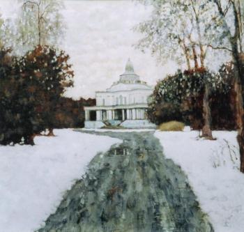 The Coasting Hill Pavillion in winter. Egorov Viktor
