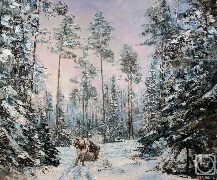 Korhov Yuriy. Forest in winter