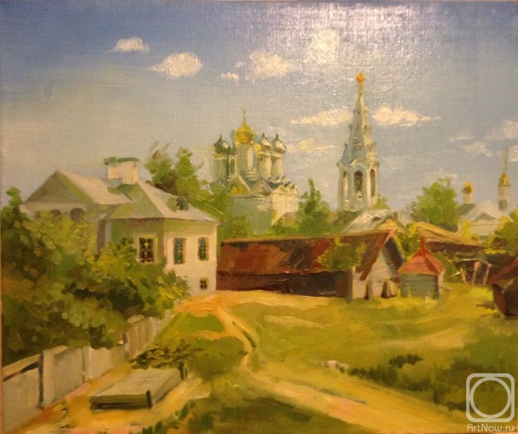 Reutova Yaroslava. Copy-etude from Polenov's painting "Moscow Courtyard"