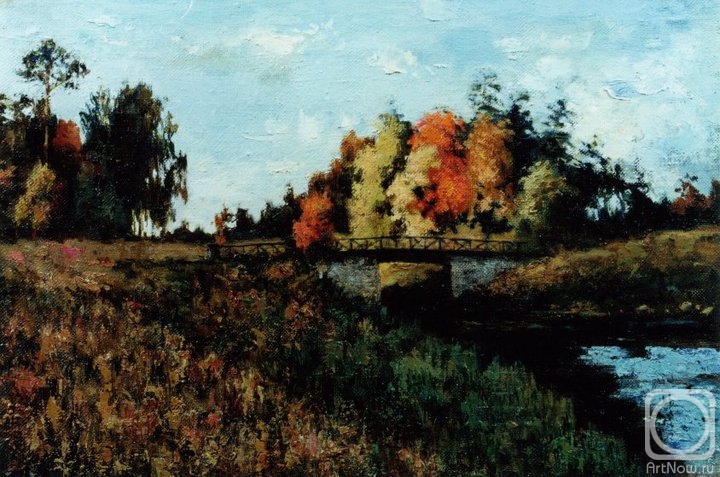 Egorov Viktor. 04-Autumn in Strelna. 50x63. (oil on canvas)