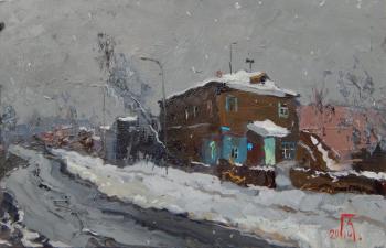 It was snowing warmly. Golovchenko Alexey