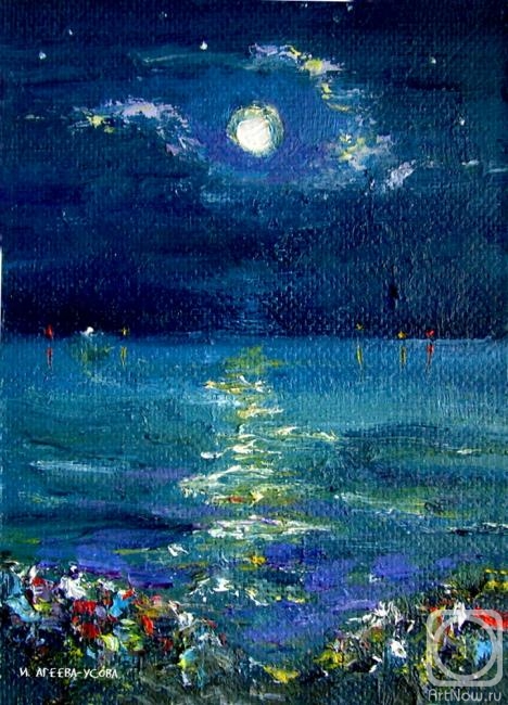 Ageeva-Usova Irina. Sea subject. Night