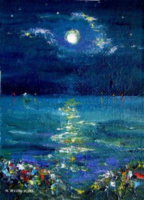 Sea subject. Night. Ageeva-Usova Irina