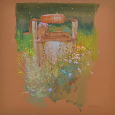 Roshina-Iegorova Oksana Aleksandrovna. "In a round dance of summer herbs" from a series "Live while you give... Wells"