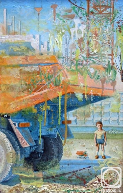Marchenko Vladimir. Boy and truck