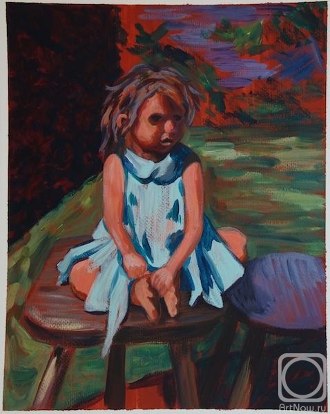 Lukaneva Larissa. 634 Portrait of a Little Girl