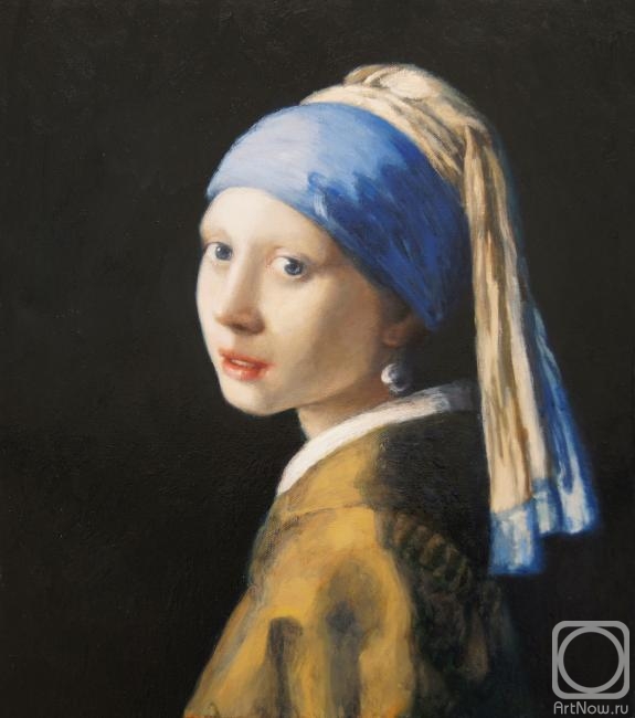 Ivanenko Valentin. Girl with a Pearl Earring. Copy. Original size