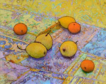 Still Life with Chinese pears. Shirokova Olga