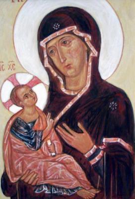 Icon of the Virgin Mary. Sechko Xenia