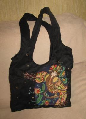 Bag. Batik "Fabulous bird". Zarechnova Yulia