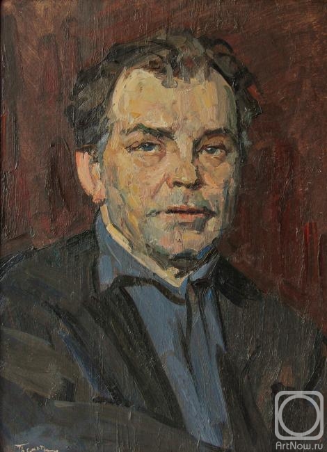 Gremitskikh Vladimir. Portrait of the Moscow artist Vasily Kirillovich Nechitailo