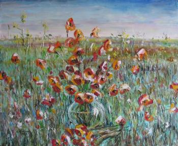 Poppies in the field. Kruglova Svetlana