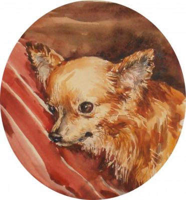 Portrait of a Dog 1. Kuznetsova Margarita