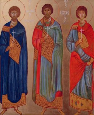 Anthony, John, Eustathius, martyrs of Vilnius. Sechko Xenia