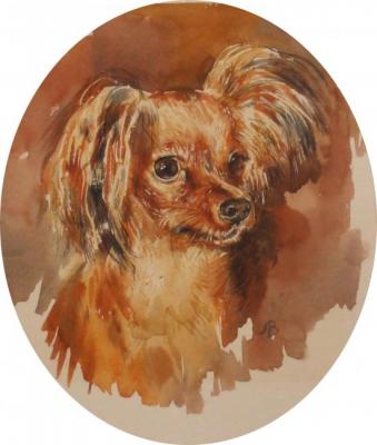 Portrait of a Dog 2. Kuznetsova Margarita