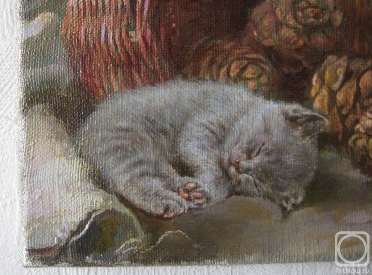 Kalinovskaya Ekaterina. A fragment of picture is the "Cat-like paws"