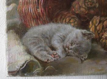 A fragment of picture is the "Cat-like paws". Kalinovskaya Ekaterina