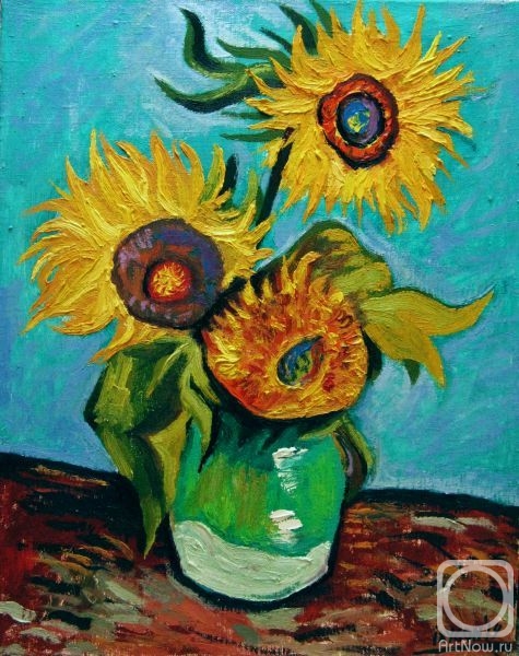 Ixygon Sergei. Van Gogh's Sunflowers
