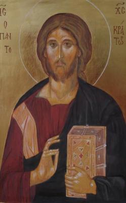 Icon of Christ. Sechko Xenia