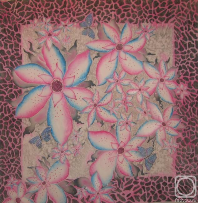 Serduk Galina. Scarf "Blossoming Spring"
