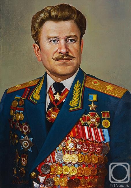 Mazur Nikolay. Portrait of General