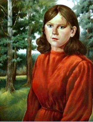 Portrait of a girl (Portet). Tafel Zinovy