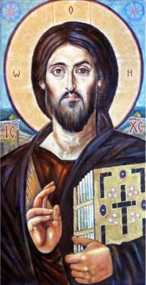Christ the Savior - Pantokrator. Image of Sinai (Holiness). Schernego Roman